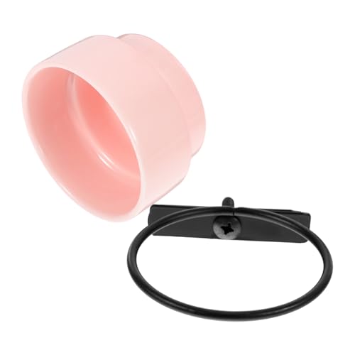 VANZACK Abnehmbarer Hängender Keramik Vogelfutternapf für Papageienkäfig Multifunktional als Futternapf und Wasserschale Rosa Leicht zu Reinigen Design für Innen und Außenbereich von VANZACK