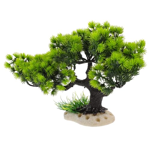 VANZACK Aquarium Bonsai Baum Dekoration Grüne Simulation Kiefern Ornament für Fischbecken und Aquarien Einzigartiges Unterwasser Dekor Langlebig Farbecht VANZACK Aquarium Bonsai Baum Dekoration Grüne Simulation Kiefern Ornament für Fischbecken und Aquarien Einzigartiges Unterwasser Dekor Langlebig Farbecht von VANZACK
