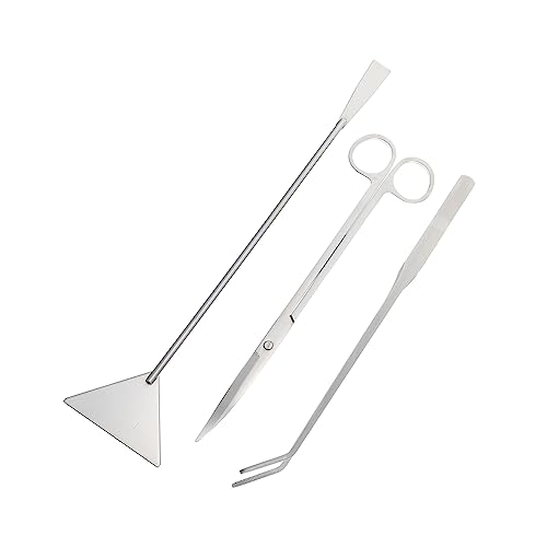 VANZACK Aquarium Werkzeugset Teiliges Set für Aquarienpflege Schaufel Pinzette und Schere für Pflanzen und Dekorationen Rostfrei und Langlebig von VANZACK