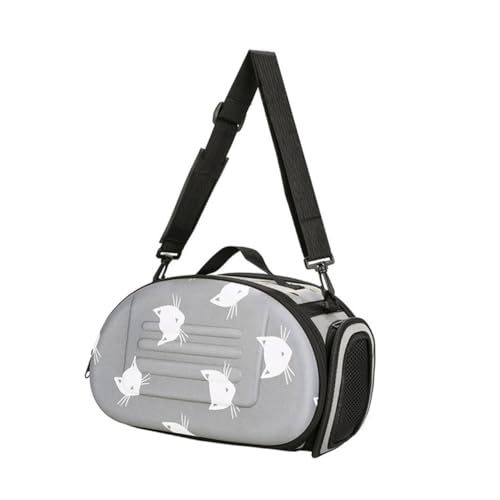 VANZACK Atmungsaktiver Katzenrucksack Tragetasche Katzenrucksack aus Strapazierfähig Praktischer Outdoor Haustiertragetasche für Kleine Katzen und Hunde Faltbar und Bequem für Reisen und von VANZACK