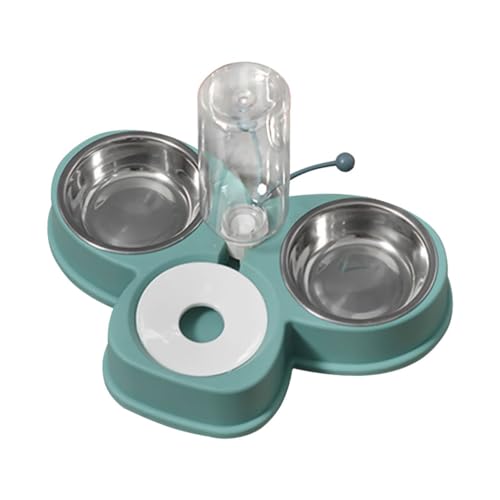 VANZACK Automatischer Wasserspender Für Haustiere Edelstahlnapf Für Hunde Und Katzen rutschfeste Basis Leicht Zu Reinigen Für Zuhause Und Unterwegs von VANZACK