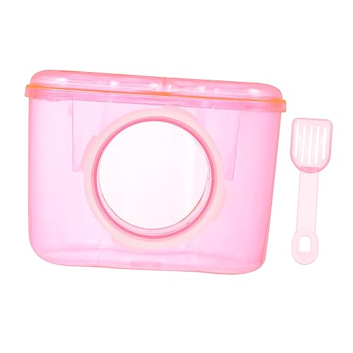 VANZACK Badezimmer Für Hamster Hamsterstreu Hamsterstaubbad Badehamster Haustier Hamsterbad Hamster Badesand Drinnen Container Klein Badebehälter Chinchilla-Sand Groß Acryl Rot VANZACK Badezimmer Für Hamster Hamsterstreu Hamsterstaubbad Badehamster Haustier Hamsterbad Hamster Badesand Drinnen Container Klein Badebehälter Chinchilla-Sand Groß Acryl Rot von VANZACK