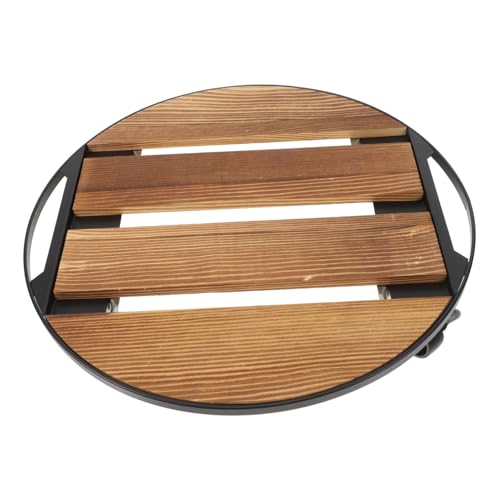 VANZACK Pflanzenständer mit Rädern Runder Pflanzentablett Robuster Blumentopf Rollsockel für Innen und Außenbereich Verstärktes Design Mobiler Pflanzenroller VANZACK Pflanzenständer mit Rädern Runder Pflanzentablett Robuster Blumentopf Rollsockel für Innen und Außenbereich Verstärktes Design Mobiler Pflanzenroller von VANZACK