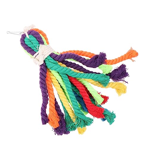 VANZACK Baumwollseil für Kauspielzeug für Papageien und Nymphensittiche Hängendes Vogelspielzeug Zufälligen für Fördert Kauen und Spielspaß VANZACK Baumwollseil für Kauspielzeug für Papageien und Nymphensittiche Hängendes Vogelspielzeug Zufälligen für Fördert Kauen und Spielspaß von VANZACK