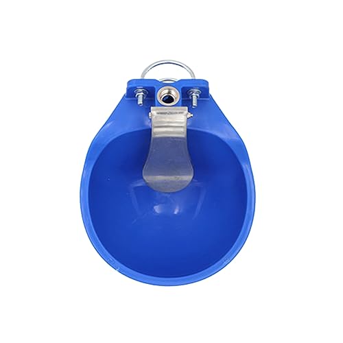 VANZACK Bewässerungsanlage Für Den Bauernhof Kuh Trinkwassernapf Für Tiere Ziege Groß Trinker Schüssel Vieh Trinken Selbst Trog Bauernhof Wasserschale Tierwasserer Tiertränke Blue von VANZACK