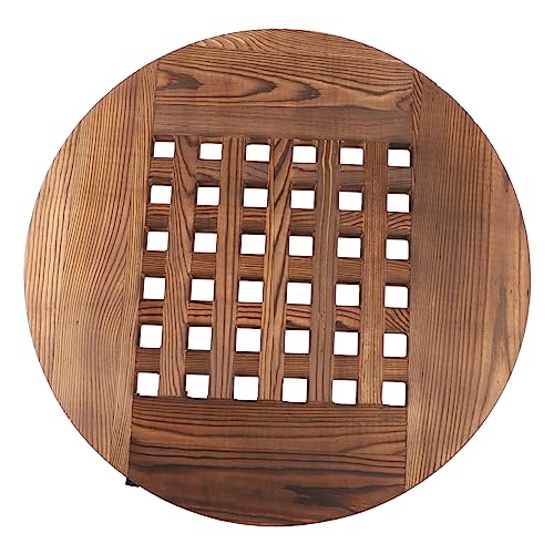 VANZACK Movable Flower Pot Tray Mit Robuste Runde Holzunterlage Für Pflanzen Für Schwere Blumentöpfe Im Innen Und Außenbereich Praktisch Und Vielseitig Anwendung von VANZACK