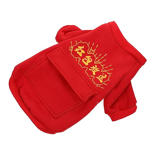 VANZACK Biped-Kleidung für Haustiere Wärmekleidung Winterkleidung für Haustiere Winterpullover winterpulli weihnachtsdeko Cosplay-Kleidung für Haustiere Welpen entzückende Mäntel Polyester von VANZACK