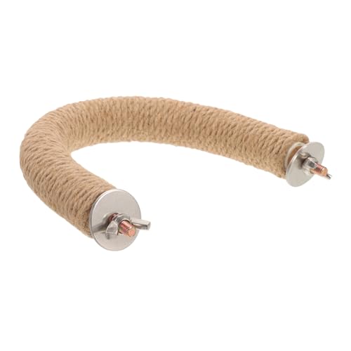 VANZACK Bird Perch Stand Mit Seil Förmiger Papageienstand Vogelkäfig Zubehör Für Kleine Vögel Langlebig Zum Spielen Und Trainieren Vielseitig Einsetzbar VANZACK Bird Perch Stand Mit Seil Förmiger Papageienstand Vogelkäfig Zubehör Für Kleine Vögel Langlebig Zum Spielen Und Trainieren Vielseitig Einsetzbar von VANZACK