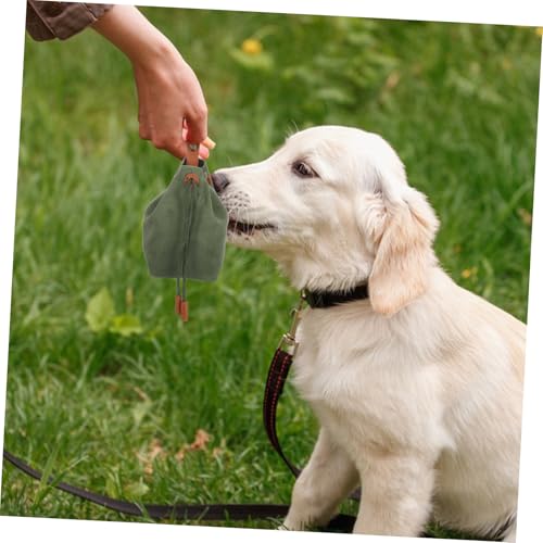 VANZACK Canvas Leckerli Beutel für Hunde Wasserabweisender Futterbeutel mit Großem Öffnungsdesign Strapazierfähige Trainings und Snacktasche für Welpen Unterwegs und Beim Spaziergang VANZACK Canvas Leckerli Beutel für Hunde Wasserabweisender Futterbeutel mit Großem Öffnungsdesign Strapazierfähige Trainings und Snacktasche für Welpen Unterwegs und Beim Spaziergang von VANZACK