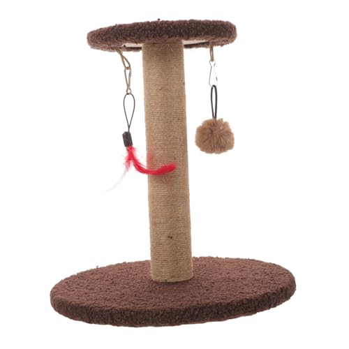 VANZACK Cat wiederverwendbarer Kratzbaum Katzenkratzer für drinnen Kätzchenkratzer für den täglichen Gebrauch Katzenkratzspielzeug Katze klettert bequemer Katzenkratzbaum hölzern von VANZACK