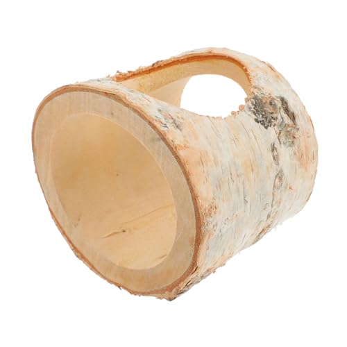 VANZACK Dekorativer Hamstertrunk Kleiner Hamstertunnel aus Birke für Zwerghamster und Kleintiere Sicheres Versteck für Gestaltung von Hamsterkäfigen VANZACK Dekorativer Hamstertrunk Kleiner Hamstertunnel aus Birke für Zwerghamster und Kleintiere Sicheres Versteck für Gestaltung von Hamsterkäfigen von VANZACK