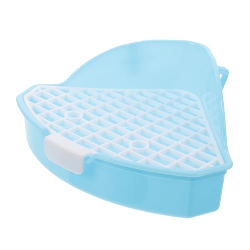 VANZACK Dreieckige Kaninchentoilette aus Robustem Kunststoff Auslaufsicheres Ecktoilette für Kleintiere Wie Kaninchen Chinchillas mit Hoher Kapazität und Leicht zu Reinigendem Design VANZACK Dreieckige Kaninchentoilette aus Robustem Kunststoff Auslaufsicheres Ecktoilette für Kleintiere Wie Kaninchen Chinchillas mit Hoher Kapazität und Leicht zu Reinigendem Design von VANZACK
