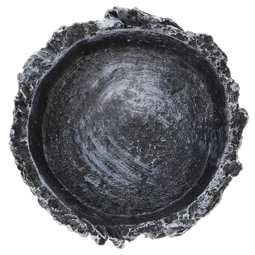 VANZACK Echsenwasserschale Aus Kunstharz Für Schildkröten Und Reptilien Dekorativer Futter Und Wasserbehälter Für Haustiere Kleine Schale Für Terrarien Und Aquarien VANZACK Echsenwasserschale Aus Kunstharz Für Schildkröten Und Reptilien Dekorativer Futter Und Wasserbehälter Für Haustiere Kleine Schale Für Terrarien Und Aquarien von VANZACK