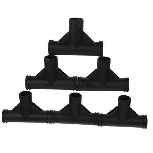 VANZACK Eck-Baldachin-Montageset 6 Teilig Kunststoff 3 Wege Käfigrahmen DIY Befestigung Für Haustierbett Ideal Für Golf Und Baseball Haustierzelt Schwarz VANZACK Eck-Baldachin-Montageset 6 Teilig Kunststoff 3 Wege Käfigrahmen DIY Befestigung Für Haustierbett Ideal Für Golf Und Baseball Haustierzelt Schwarz von VANZACK