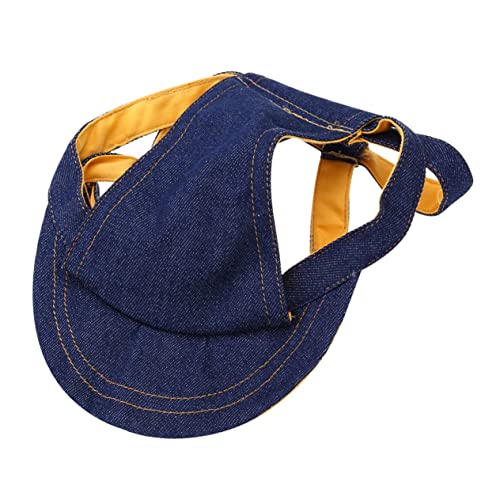 VANZACK Verstellbare Hundemütze Katzenmütze Atmungsaktive Sonnenblende Für Haustiere Denim Leichtes Accessoire VANZACK Verstellbare Hundemütze Katzenmütze Atmungsaktive Sonnenblende Für Haustiere Denim Leichtes Accessoire von VANZACK