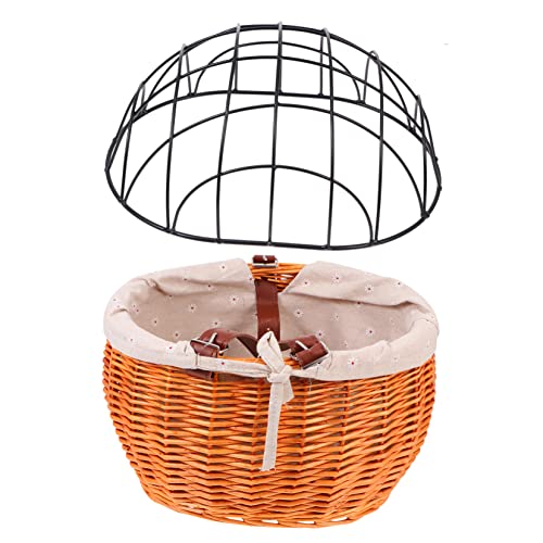VANZACK Fahrradkorb Aus Rattan Für Haustiere Katzen Und Hunde Robuster Vorderkorb Für Fahrten Im Freien Zufällige Farbe VANZACK Fahrradkorb Aus Rattan Für Haustiere Katzen Und Hunde Robuster Vorderkorb Für Fahrten Im Freien Zufällige Farbe von VANZACK