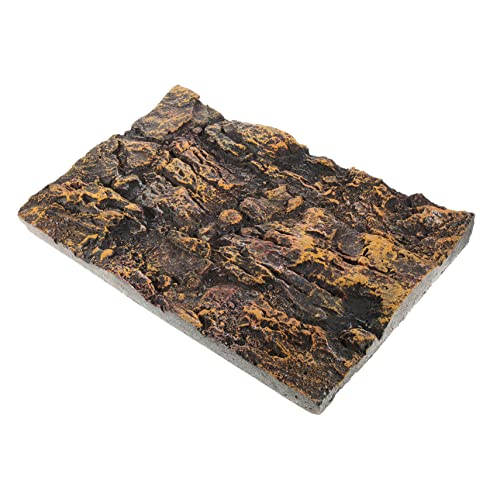 VANZACK Felsendekorationspaneele Aquarium Aquarium Terrarium 3D -Hintergrund Zurück kalanchoe Terrarium Dekoration Steindekor für Reptilien Schlangenhintergrund für Panzer Pu Light Brown von VANZACK
