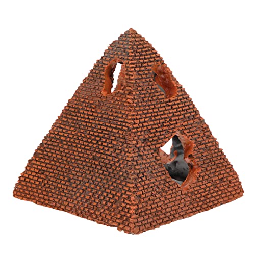 VANZACK Fischversteck Hausdekoration Aquariumpumpen Terrarium Tank Blase Fischversteck Terrarium Schwämme Luftpyramide Steingarten Koralle Fischglas von VANZACK