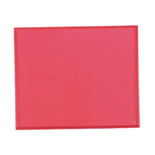 VANZACK Fressnapf Tischset Haustierfuttermatten für den Boden Hundematte für Futter und Wasser hundenapf unterlage katzenfutter unterlage Silikon -Haustiermatte Pet Bowl -Placemat rot von VANZACK