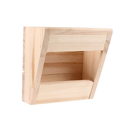 VANZACK Futterstelle Für Kaninchen Stand Käfigeinlagen Für Meerschweinchen Kühlhalsband Für Haustiere Tablett Klein Hamster Coop Futterspender Schüssel Hasenhaus Hund Heu Bambus von VANZACK