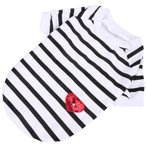 VANZACK Gestreiftes T-Shirt Für Hunde Hunde Katzen Baumwollweste Hundekleidung Gestreiftes T-Shirt Für Haustiere Einfarbig Welpenbekleidung Frühling Und Sommer Haustierbekleidung Für VANZACK Gestreiftes T-Shirt Für Hunde Hunde Katzen Baumwollweste Hundekleidung Gestreiftes T-Shirt Für Haustiere Einfarbig Welpenbekleidung Frühling Und Sommer Haustierbekleidung Für von VANZACK