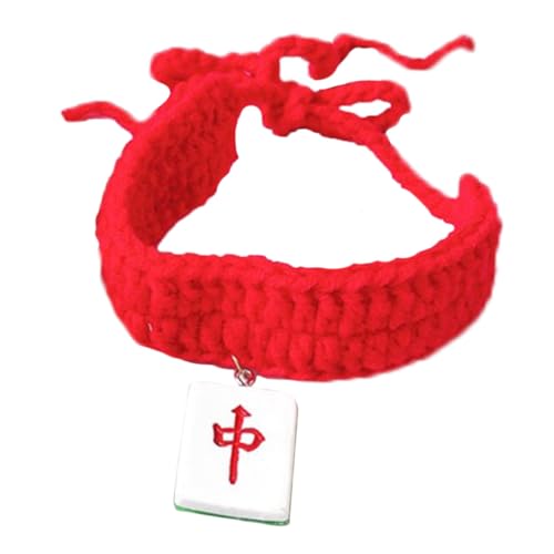 VANZACK Gestricktes Katzenhalsband Halloween Katze Personalisierter Pullover Katzenhalsbänder Katzenmarken Graviertes Kätzchen Katzenbekleidung Katzenkleidung Katzenhalstuch von VANZACK