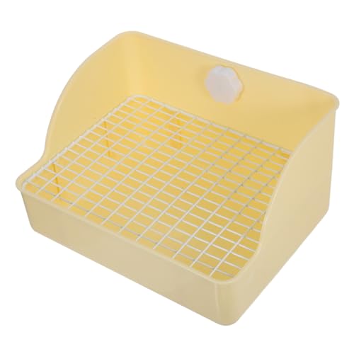 VANZACK Großes Kaninchen Toilette Töpfchen aus Robustem Material für Meerschweinchen Chinchilla und Hamster Nachhaltiges Kleintier Wc zur Einfachen Reinigung und Hygienischen Käfigpflege von VANZACK