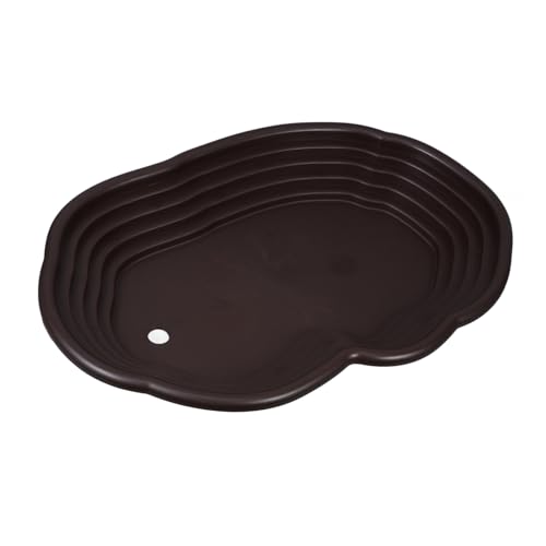 VANZACK Großes Reptilien Badebecken mit Rampe für Schildkröten Eidechsen und Frösche Komfortable Wasserschale für Terrarien Fördert und Gesundheit VANZACK Großes Reptilien Badebecken mit Rampe für Schildkröten Eidechsen und Frösche Komfortable Wasserschale für Terrarien Fördert und Gesundheit von VANZACK