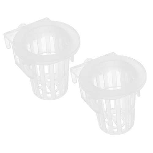 VANZACK 2stücke Aquarien Pflanzenhalter Acryl Pflanzentöpfe Für Wasserpflanzen Hängende Blumentöpfe Für Hydroponik Und Aquarienpflanzen Für Fischbecken Deko von VANZACK