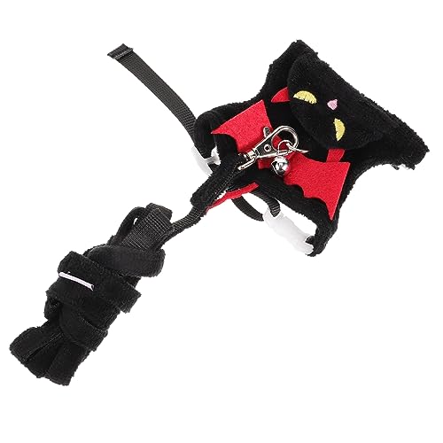 VANZACK Halloween Haustiergeschirr Set Verstellbares Leichtes Kaninchen Geschirr mit Leine Atmungsaktiv und Komfortabel für Tägliche von Kaninchen Katzen Frettchen und Hamstern Dunkles VANZACK Halloween Haustiergeschirr Set Verstellbares Leichtes Kaninchen Geschirr mit Leine Atmungsaktiv und Komfortabel für Tägliche von Kaninchen Katzen Frettchen und Hamstern Dunkles von VANZACK