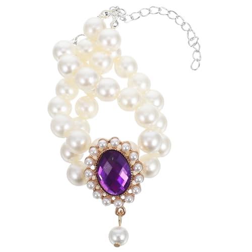 VANZACK Halskette Mit Haustierperlen Kleine Haustieranhänger Anhänger Für Haustierhalsbänder Welpenhalskette Für Kleine Hunde Kätzchenkragen Hundekragen Halskette Hundehalsband Violett Abs VANZACK Halskette Mit Haustierperlen Kleine Haustieranhänger Anhänger Für Haustierhalsbänder Welpenhalskette Für Kleine Hunde Kätzchenkragen Hundekragen Halskette Hundehalsband Violett Abs von VANZACK