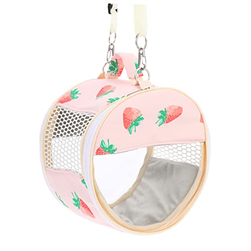 VANZACK Hamster Aus Tasche Haustiertragetasche Weich Klein Ratte Reisen Reisetasche Für Meerschweinchen Reisetaschen Träger Hamster-Outdoor-Tasche Hamstertasche Mäuse Tasche Rosa Segeltuch VANZACK Hamster Aus Tasche Haustiertragetasche Weich Klein Ratte Reisen Reisetasche Für Meerschweinchen Reisetaschen Träger Hamster-Outdoor-Tasche Hamstertasche Mäuse Tasche Rosa Segeltuch von VANZACK