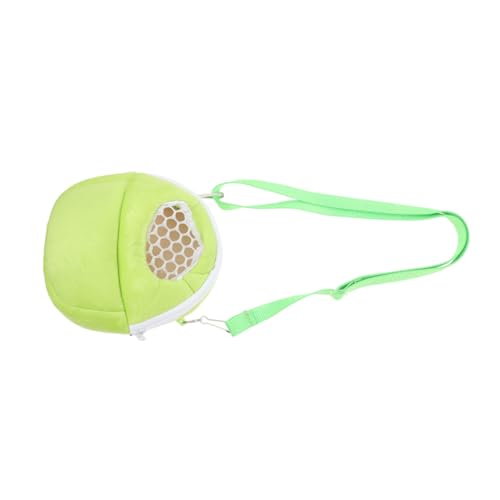 VANZACK Hamster Baumwollnest Igel Zubehör Frettchenträger Rattenträger Hasenträger Hamster-tüte Zum Mitnehmen Hamstertasche Taschen Zum Transport Von Tieren Igelträger Samt Light Green von VANZACK