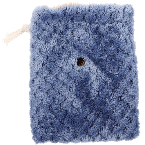 VANZACK Hamster Handtasche Babytrage Kaninchen Deckel Käfige Mini-Tasche tiertransporttasche Tier Transporttasche Tierhandtasche meerschweinchen Handtasche Kleiner Haustierträger Samt Blue von VANZACK