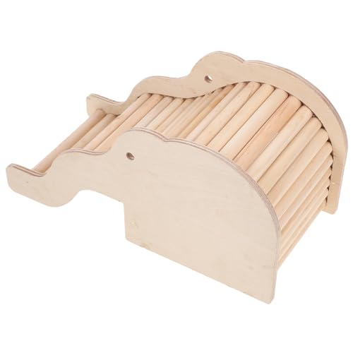 VANZACK Hamster Holzleiter Kletterhaus für Kleine Haustiere Sicheres Schlafnest aus Natürlichem Holz für Hamster und Zwerghasen und Langlebiges Haustierversteck VANZACK Hamster Holzleiter Kletterhaus für Kleine Haustiere Sicheres Schlafnest aus Natürlichem Holz für Hamster und Zwerghasen und Langlebiges Haustierversteck von VANZACK