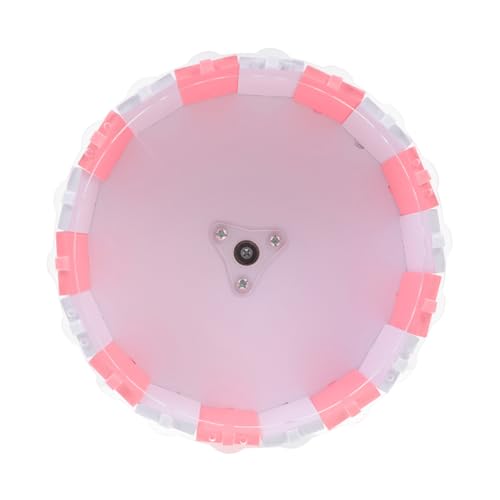 VANZACK Hamster Laufrad Rosa Weiß und Dekoratives Nagerspielzeug für Hamster und Mäuse aus Robustem für Friedliche Bewegung und Einfach zu Reinigen VANZACK Hamster Laufrad Rosa Weiß und Dekoratives Nagerspielzeug für Hamster und Mäuse aus Robustem für Friedliche Bewegung und Einfach zu Reinigen von VANZACK