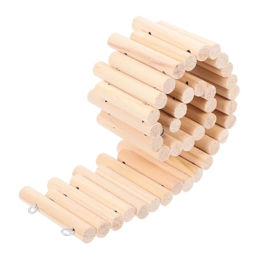 VANZACK Hamster Holzbrücke Und Plattform Spielzeug Flexibles Biegsames Klettergerüst Für Hamster Zwerghamster Ratten Und Kleine Nager Und Niedrigzaun Bewegung Und Spiel von VANZACK