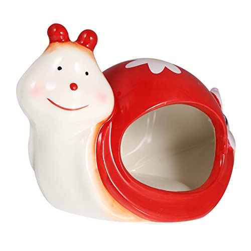 VANZACK Hamster Nest Aus Keramik Kühlendes Schlafhaus Für Kleine Tiere Cartoon-Design Für Hamster Meerschweinchen Und Chinchillas Leicht Zu Reinigen Und Komfortabel Für Tägliche VANZACK Hamster Nest Aus Keramik Kühlendes Schlafhaus Für Kleine Tiere Cartoon-Design Für Hamster Meerschweinchen Und Chinchillas Leicht Zu Reinigen Und Komfortabel Für Tägliche von VANZACK