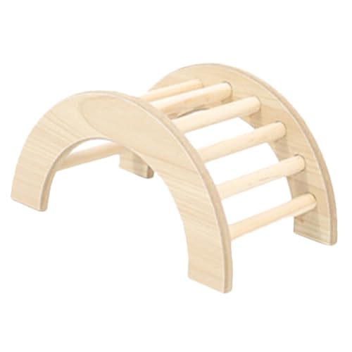 VANZACK Hamster Spielzeugbrücke Zum Klettern Kletterplattform Für Kleintiere Hamster Rampen Kauspielzeug Hamster Plattform Oder Spielplatz Hamsterspielzeug Kleintiere Brücke von VANZACK