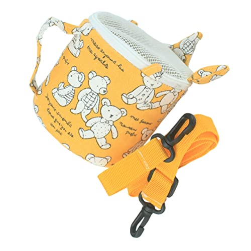 VANZACK Hamster-Tüte zum Mitnehmen Reisen Hamsterhalter Reisekäfig für Haustiere Hamster transportbox hamsterzubehör Small pet Carrier Hamsterträger kleine Haustiertaschen Polyester Yellow von VANZACK