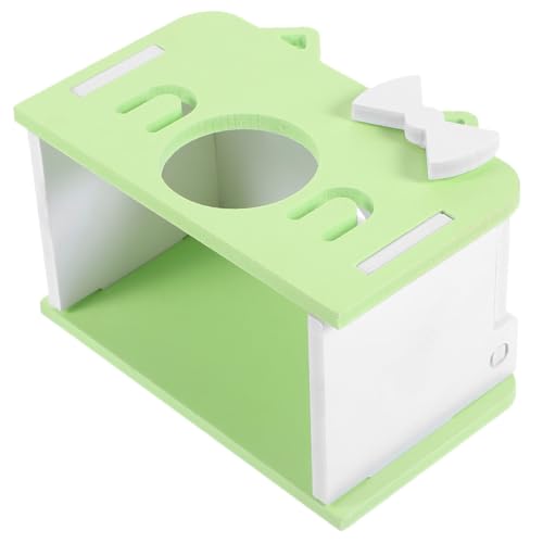 VANZACK Hamster Versteck Haus PVC Kleintier Rückzugsort Meerschweinchen Versteck Spielhaus für Zwerghamster Kaninchen Käfig Zubehör von VANZACK