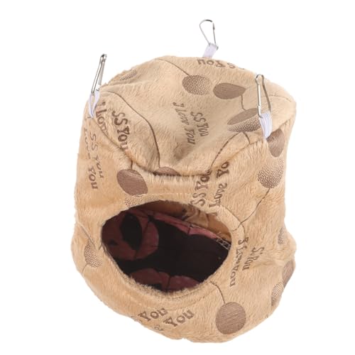 VANZACK Kratzfeste Haustierhängematte Hamsternestbett Mit Kreativem Design Atmungsaktiv Für Chinchilla von VANZACK
