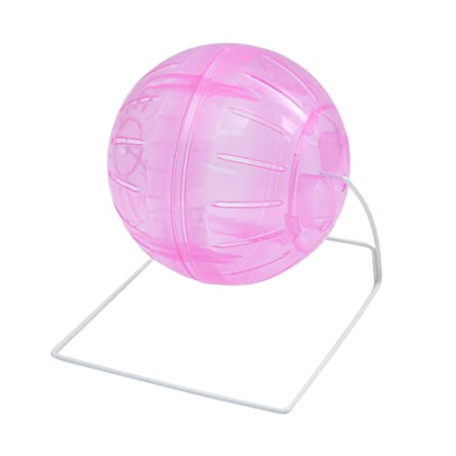 VANZACK Hamster -übungsball Um Kleiner Hamsterball Haustier Hamsterlaufspielzeug Meerschweinchen Laufrad Für Kleintiere Hamsterspielzeugball Rad Klein Mini Mit Chinchilla Laufen Rosa von VANZACK