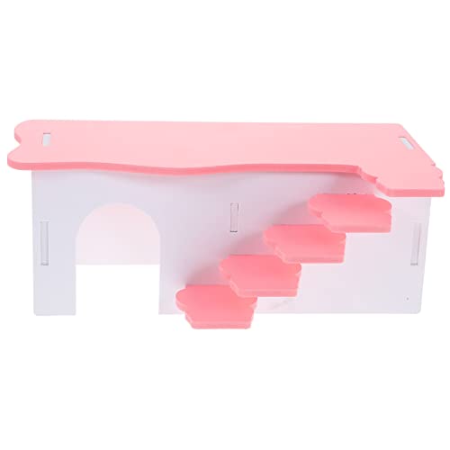 VANZACK Hamsterhaus Hamster hamsterspielzeug nagerhaus Kleintier Versteck kleintierhaus Käfige Meerschweinchen-Einstreuvlies meerschweinchen lebensraum Heimtierbedarf PVC Rosa VANZACK Hamsterhaus Hamster hamsterspielzeug nagerhaus Kleintier Versteck kleintierhaus Käfige Meerschweinchen-Einstreuvlies meerschweinchen lebensraum Heimtierbedarf PVC Rosa von VANZACK