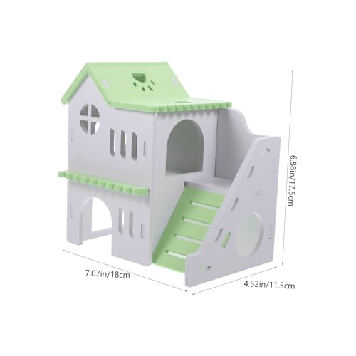 VANZACK Hamsterhaus aus Massivem Holz Dekoratives Versteck für Hamster Meerschweinchen und Chinchillas Robustes Nagerhaus mit Glatter Oberfläche Schlafen und Ausruhen im Käfig VANZACK Hamsterhaus aus Massivem Holz Dekoratives Versteck für Hamster Meerschweinchen und Chinchillas Robustes Nagerhaus mit Glatter Oberfläche Schlafen und Ausruhen im Käfig von VANZACK