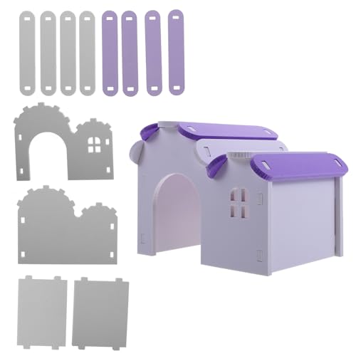 VANZACK Verstecktes Hamsternest Aus PVC Haustier-ruhehaus Kleines Haustierhaus Hamster-schlafvilla Hamsterhaus Für Kleine Haustiere von VANZACK