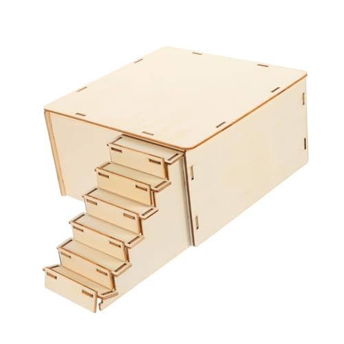 VANZACK Hamsterhütte kleintierspielzeug Toys for small Animals Holzhaus für Chinchilla Kleintier Holzhaus kleines Tierheim Hamsterspielzeug kleines Haustiernest Haustier schlafhaus hölzern VANZACK Hamsterhütte kleintierspielzeug Toys for small Animals Holzhaus für Chinchilla Kleintier Holzhaus kleines Tierheim Hamsterspielzeug kleines Haustiernest Haustier schlafhaus hölzern von VANZACK