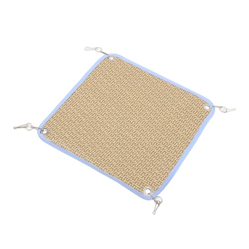 VANZACK Hamsterkäfig Hängematte aus Stroh Käfighängematte für Kleine Haustiere Sicherer Eisenrahmen Komfortable Kauspielzeug Schaukel für Hamster Meerschweinchen und Zwerghamster VANZACK Hamsterkäfig Hängematte aus Stroh Käfighängematte für Kleine Haustiere Sicherer Eisenrahmen Komfortable Kauspielzeug Schaukel für Hamster Meerschweinchen und Zwerghamster von VANZACK