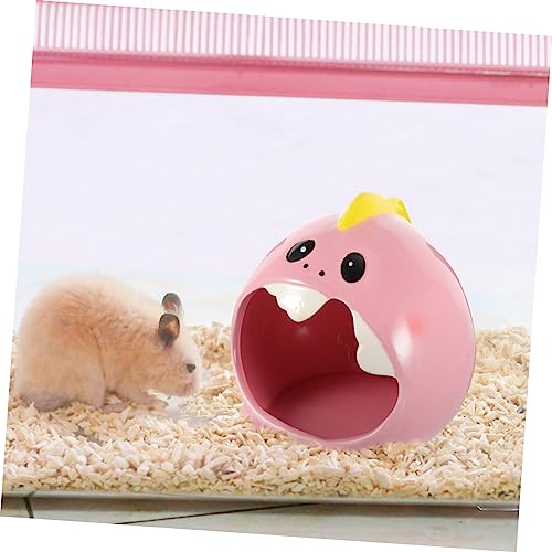 VANZACK Hamsternest aus Keramik Chinchilla Betthamster Heu Hamsterbettwäsche Mini Haustierhütte Käfig Hamster-Keramik-Nest Schlafbett für Hamster bequemes Hamsternest Rosa VANZACK Hamsternest aus Keramik Chinchilla Betthamster Heu Hamsterbettwäsche Mini Haustierhütte Käfig Hamster-Keramik-Nest Schlafbett für Hamster bequemes Hamsternest Rosa von VANZACK