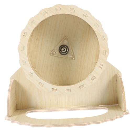 VANZACK Hamsterrad Holz Laufrad für Zwerghamster Meerschweinchen Chinchilla Kleintiere Geräuscharmes Trainingsrad Haustierspielzeug mit Stabilem Gestell zur Stressreduktion und VANZACK Hamsterrad Holz Laufrad für Zwerghamster Meerschweinchen Chinchilla Kleintiere Geräuscharmes Trainingsrad Haustierspielzeug mit Stabilem Gestell zur Stressreduktion und von VANZACK